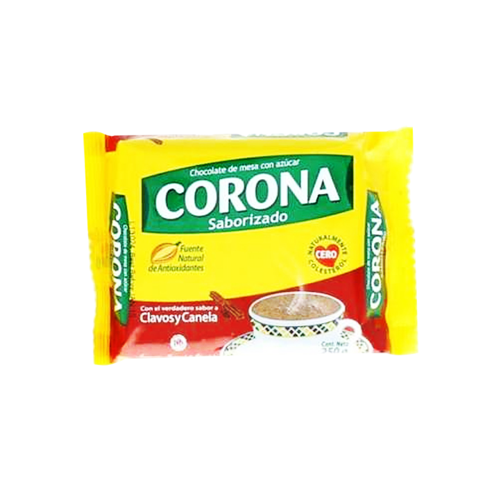 Corona Chocolate Clavos y Canela (250g)