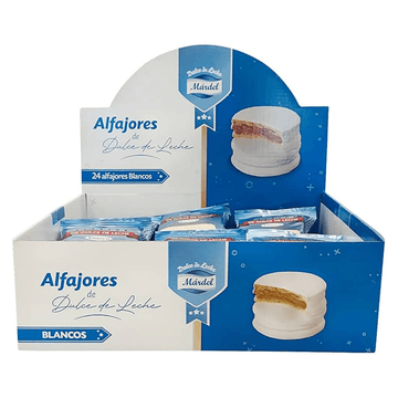 Mardel Alfajor Blanco Display Box (24 Units)