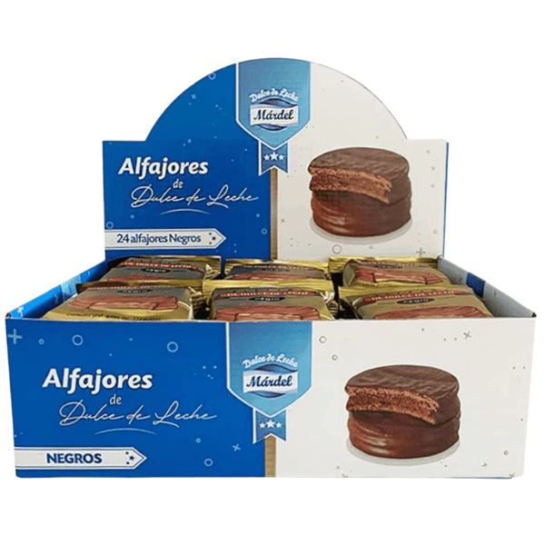 Mardel Alfajor Negro Display Box (24 Units)