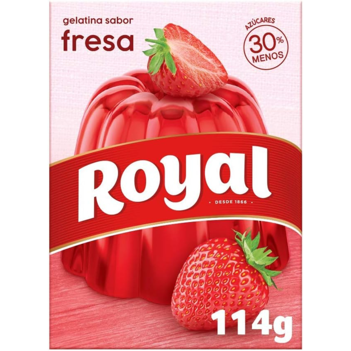 Royal Gelatina Fresa (114g)